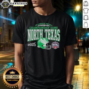 Top North Texas Mean Green 2025 AAC Football Championship Bound T-Shirt