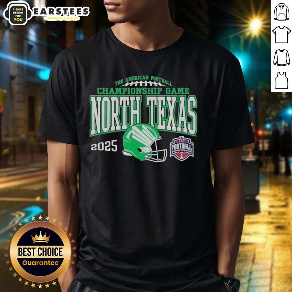 Top North Texas Mean Green 2025 AAC Football Championship Bound T-Shirt