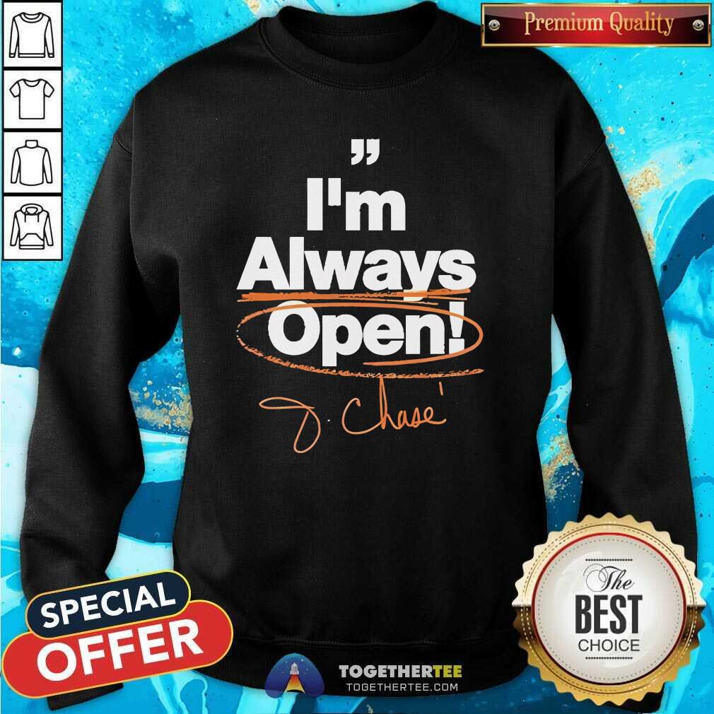 Top Collection I’m Always Open T-Shirt - Image 4