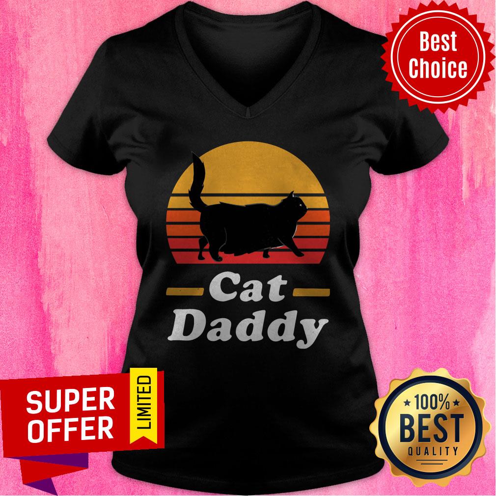 Nice Black Cat Daddy Vintage Shirt - Image 3