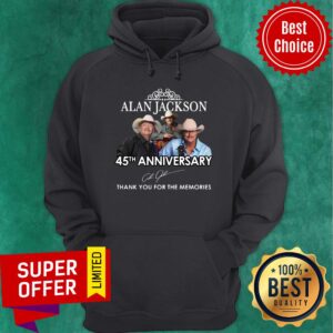 Alternative view of Alan Jackson 45th Anniversary Thank You For The Memories Shirt