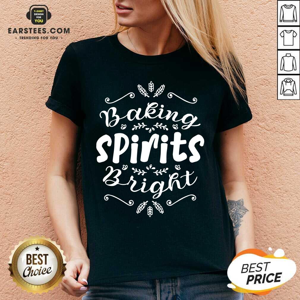 Top Baking Spirits Bright Christmas For Family Shirt - Image 2