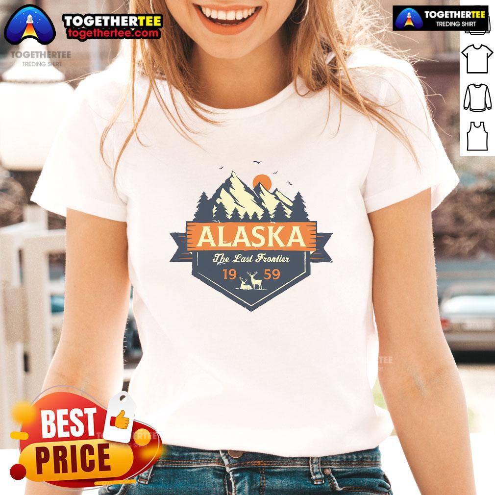 Premium Last Frontier Retro Alaska 1959 T-Shirt - Image 3