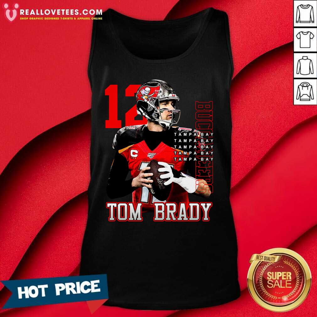 Hot 12 Tom Brady Tampa Bay Buccaneers Shirt - Image 2