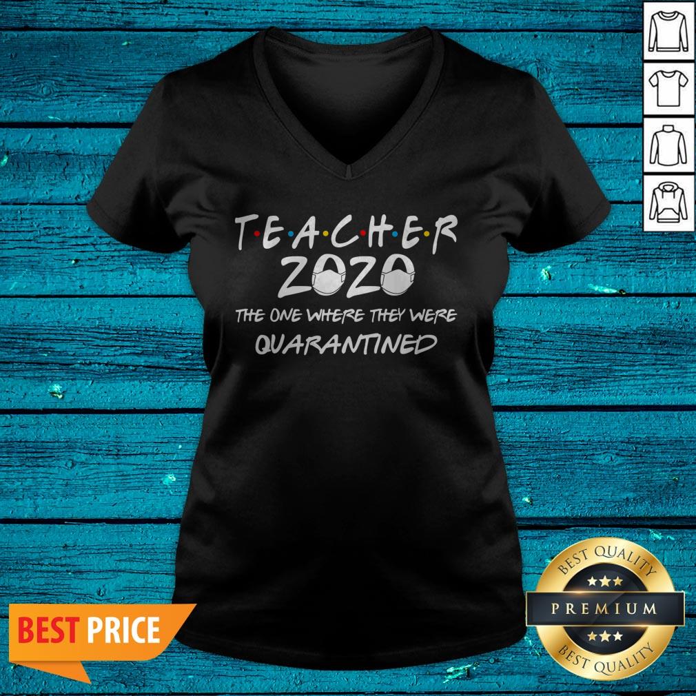 Class Of 2020-Graduation Teache Funny Teacher Quarantine Shirt - Image 4