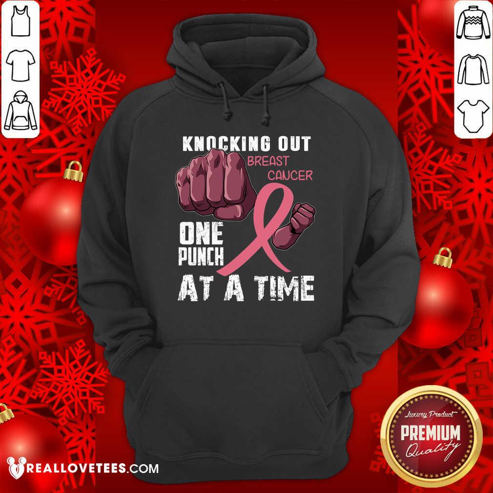 Knocking Out Breast Cancer One Punch Shirt - Image 2