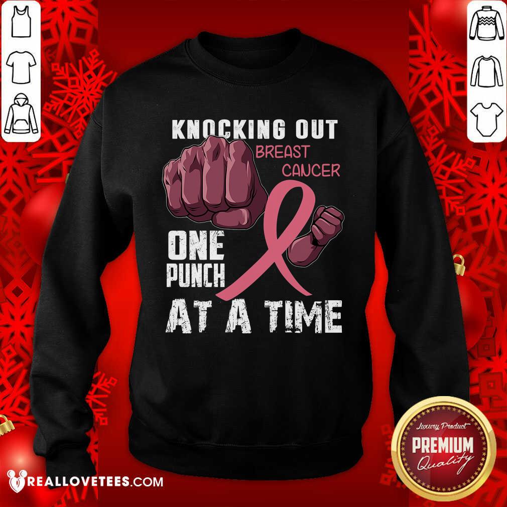 Knocking Out Breast Cancer One Punch Shirt - Image 5