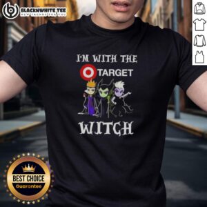 Hot I'm With The Target Witch Villains Halloween T-Shirt