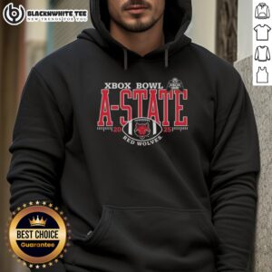 Alternative view of Nice A-State Red Wolves Xbox Bowl 2025 T-Shirt