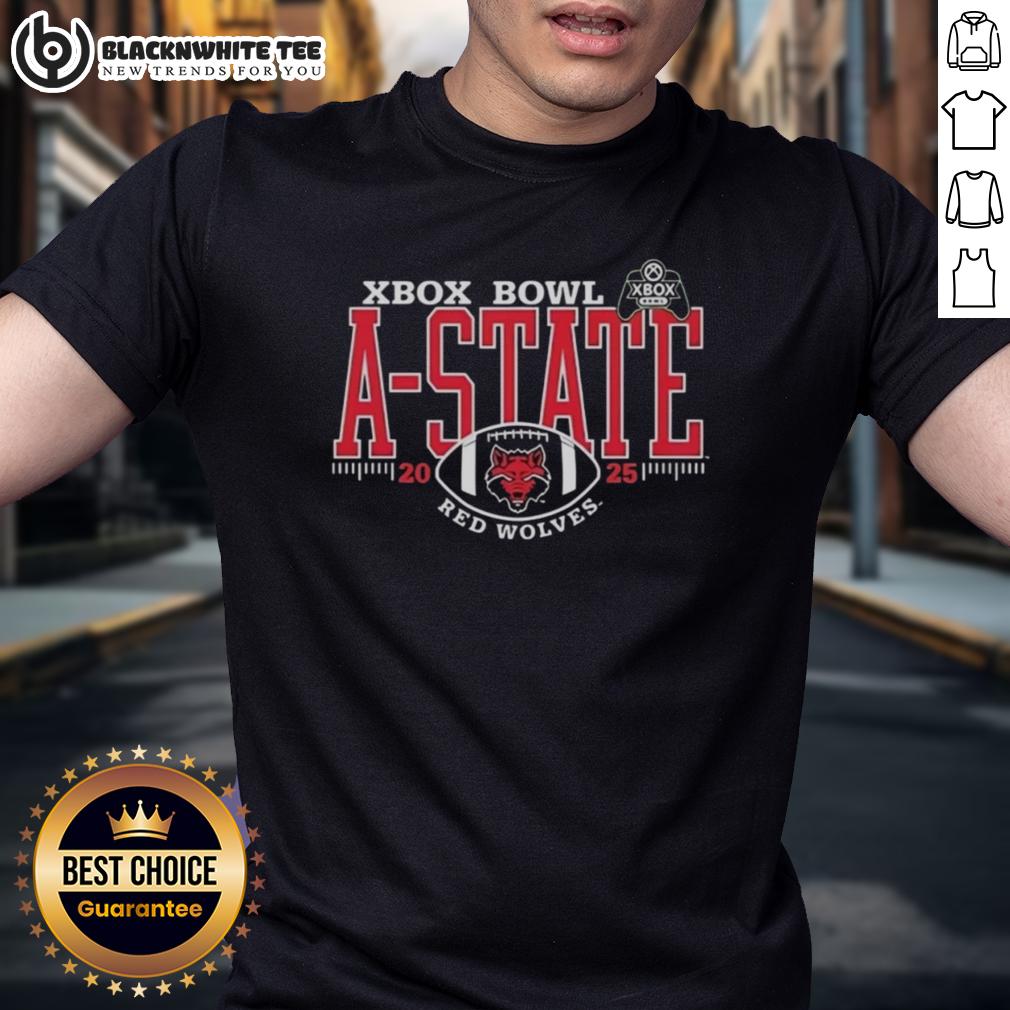 Nice A-State Red Wolves Xbox Bowl 2025 T-Shirt