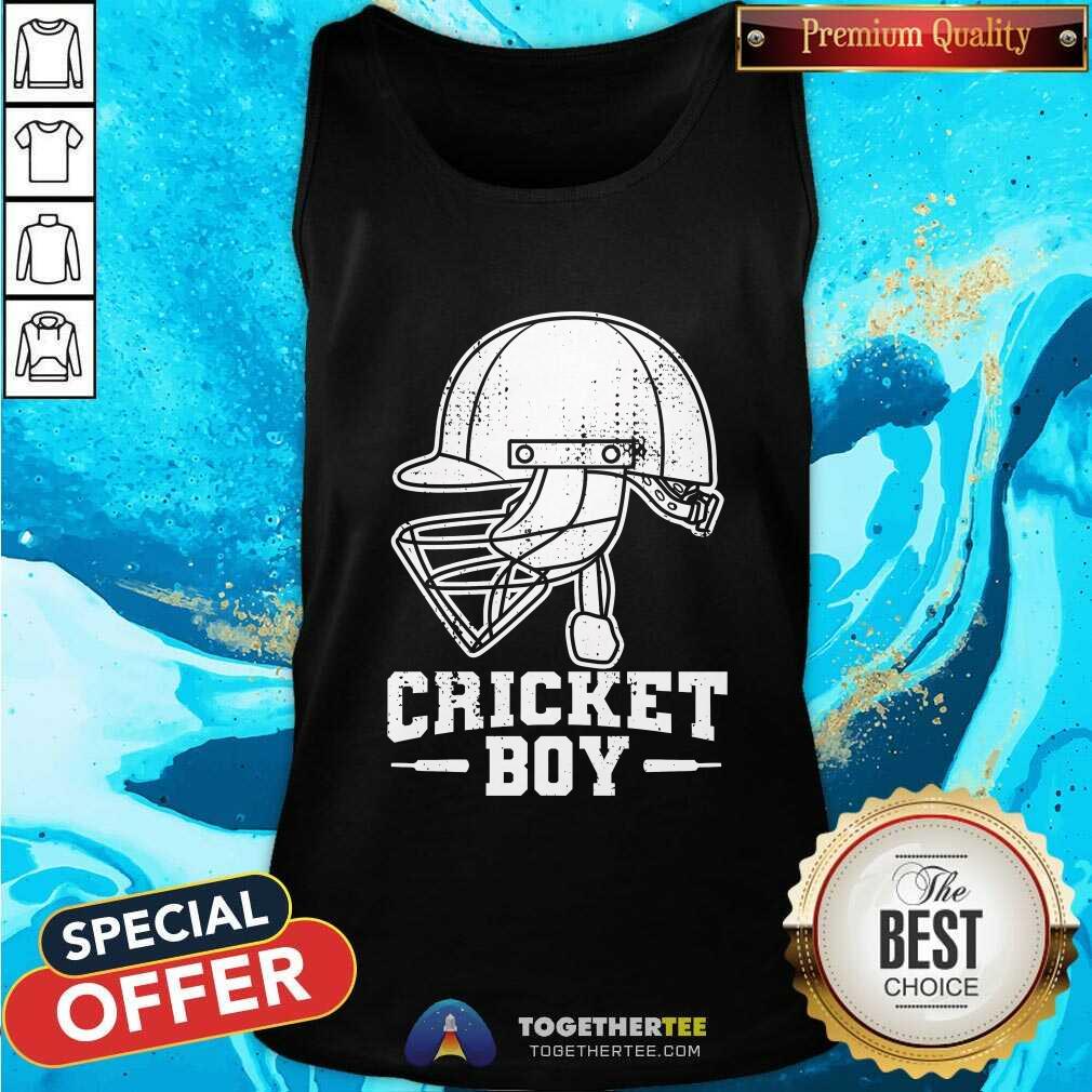 Pretty Boy Who Plays Cricket T-Shirt - Image 3