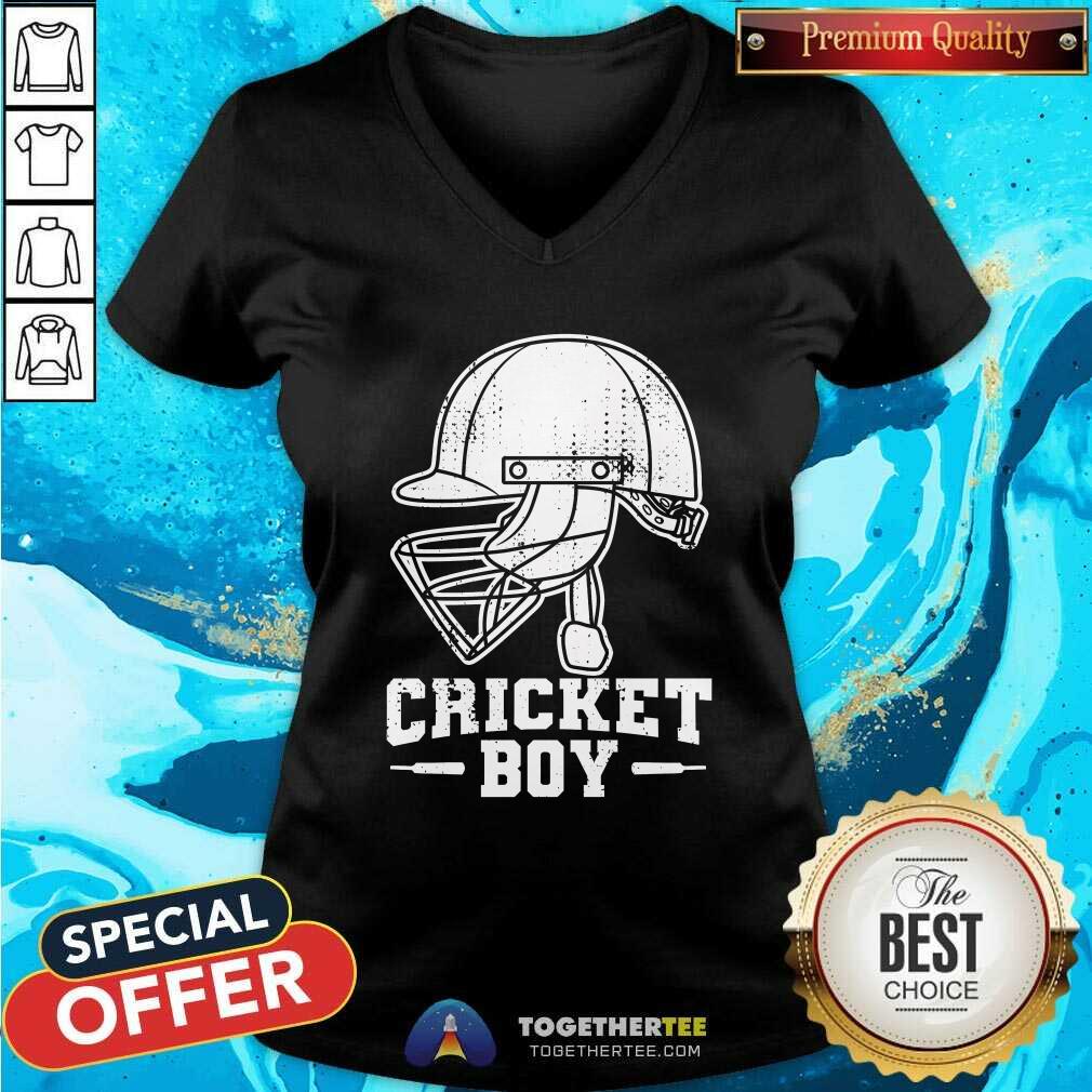 Pretty Boy Who Plays Cricket T-Shirt - Image 2