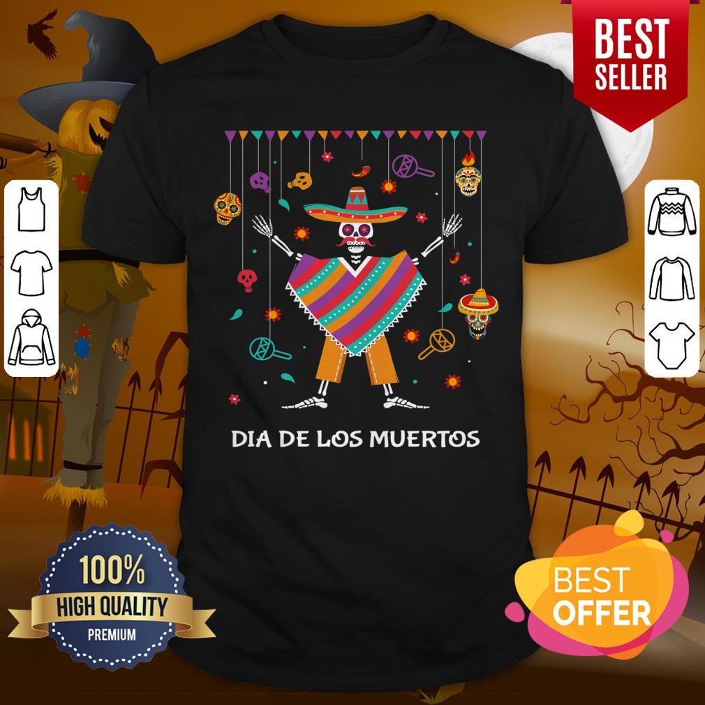 Dia De Los Muertos Funny Day Of The Dead Hanging Skulls Shirt