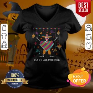 Alternative view of Dia De Los Muertos Funny Day Of The Dead Hanging Skulls Shirt