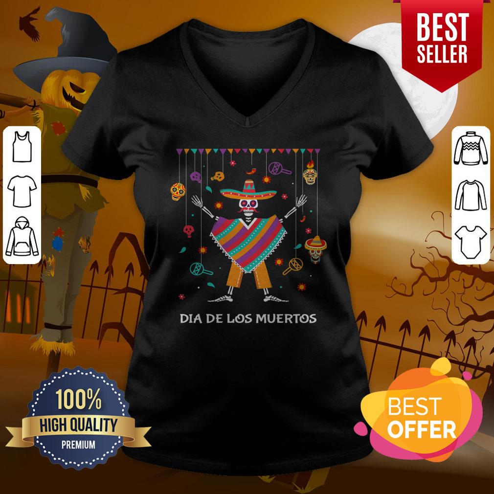 Dia De Los Muertos Funny Day Of The Dead Hanging Skulls Shirt - Image 2