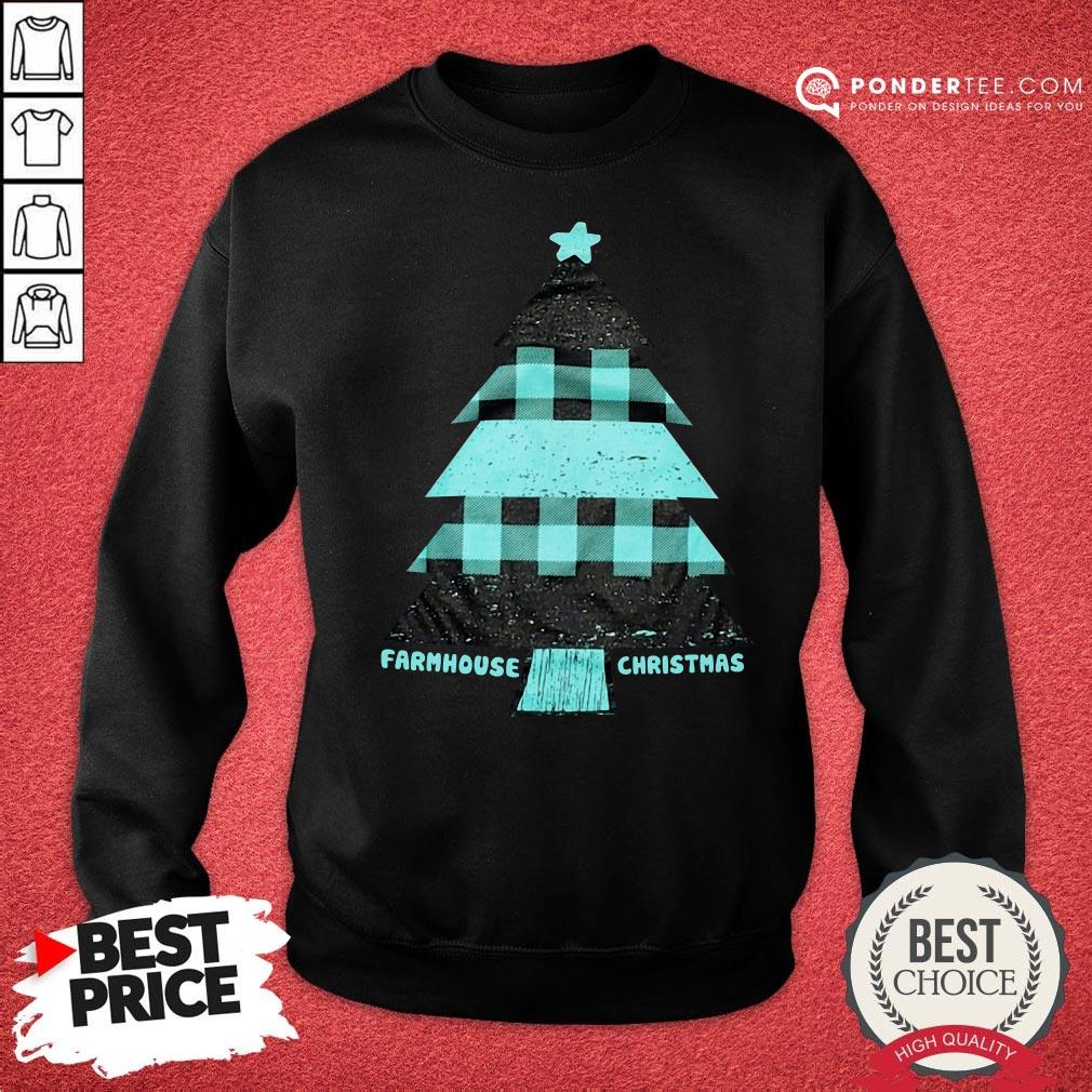 Mint Farmhouse Christmas Raglan Shirt - Image 4