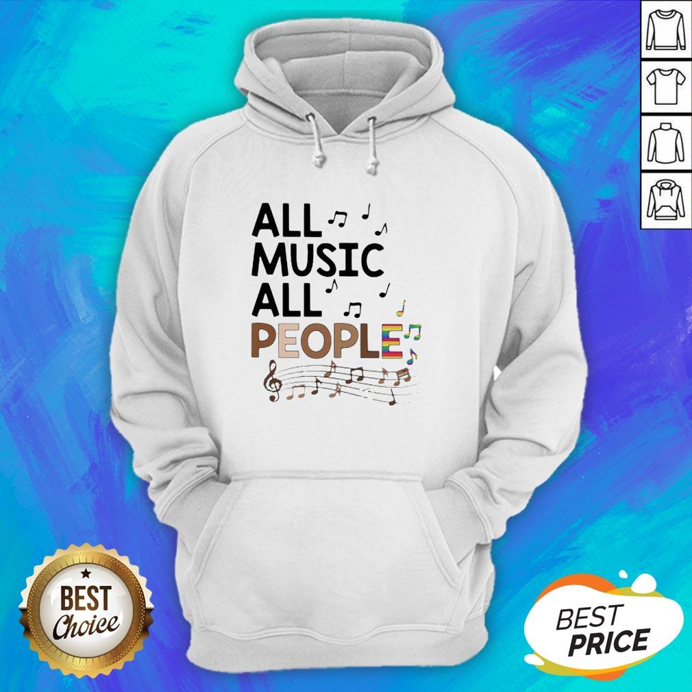 All Music All People Black Lives Matter LGBT Shirt - Image 3