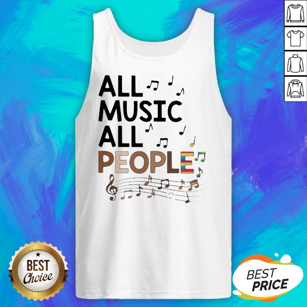 All Music All People Black Lives Matter LGBT Shirt - Image 5