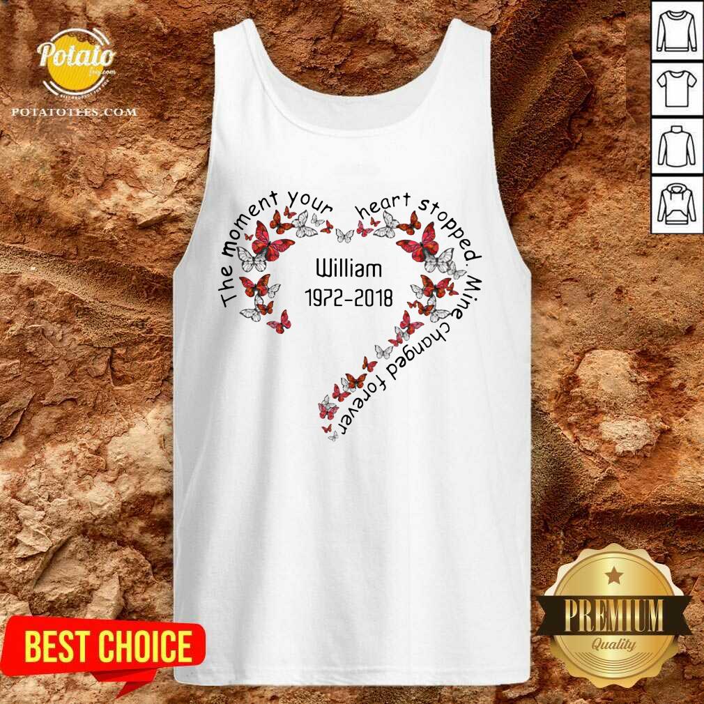The Moment Your Heart Stopped Mine Changed Forever Shirt - Image 3