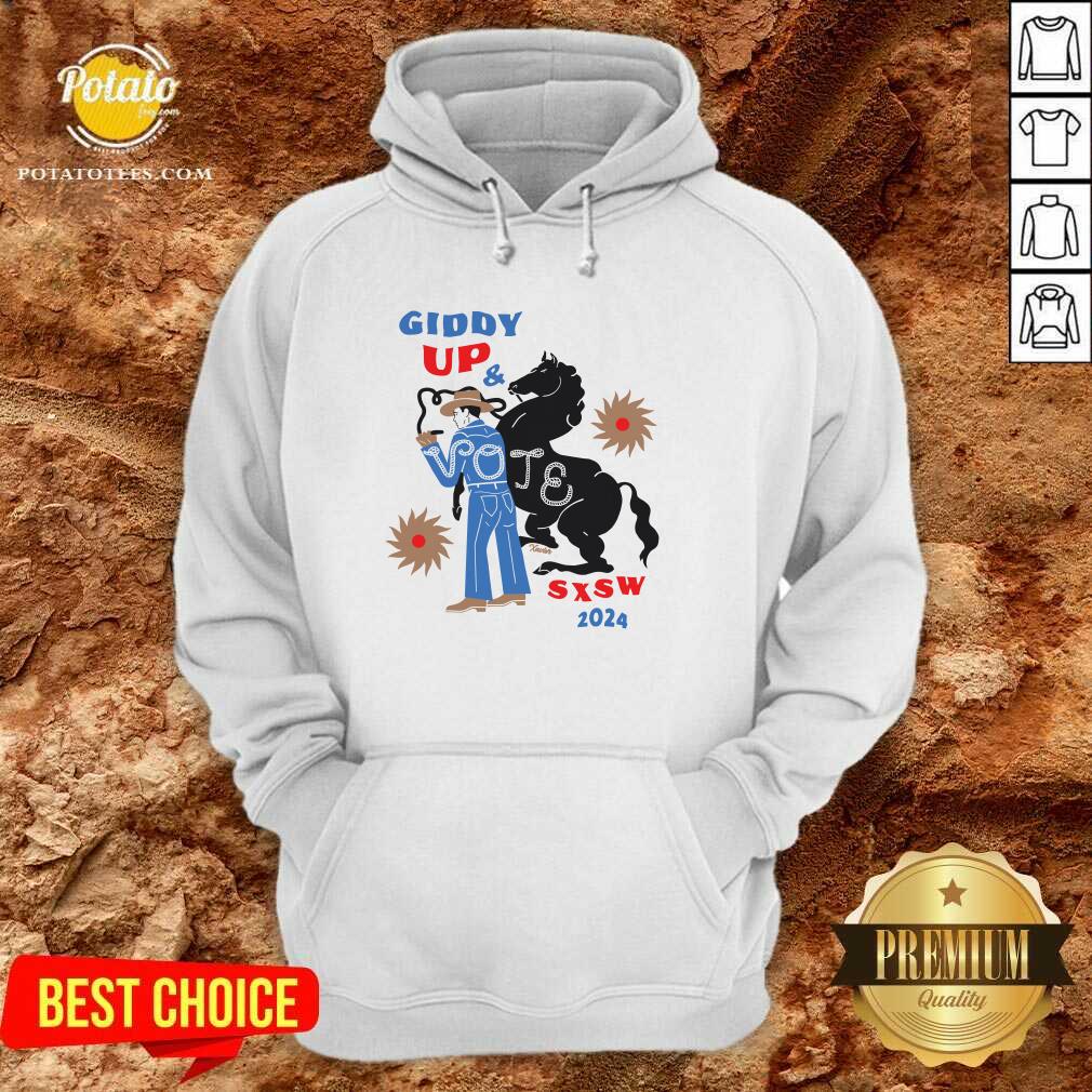South By Southwest 2024 Giddy Up & Vote T-shirt - Image 5