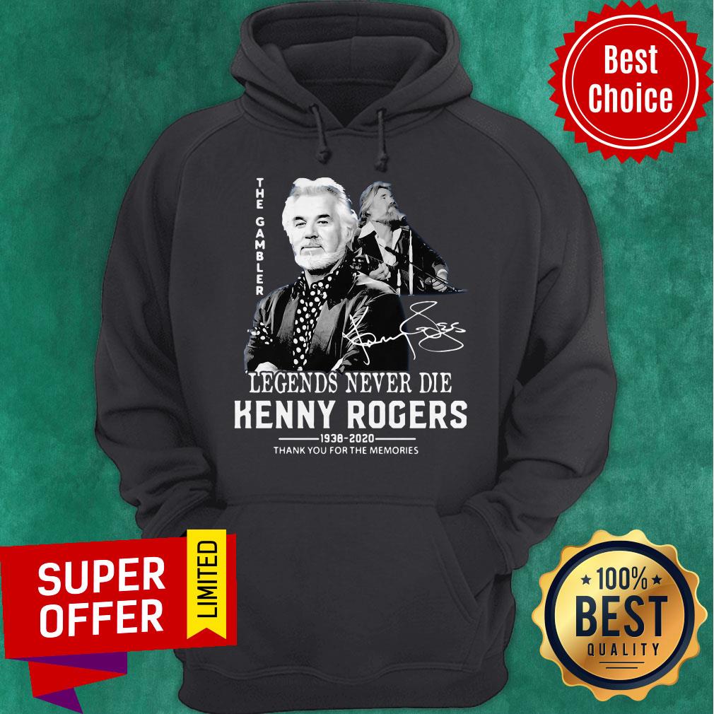 Nice Legends Never Die Kenny Rogers Thank You For The Memories Shirt - Image 3