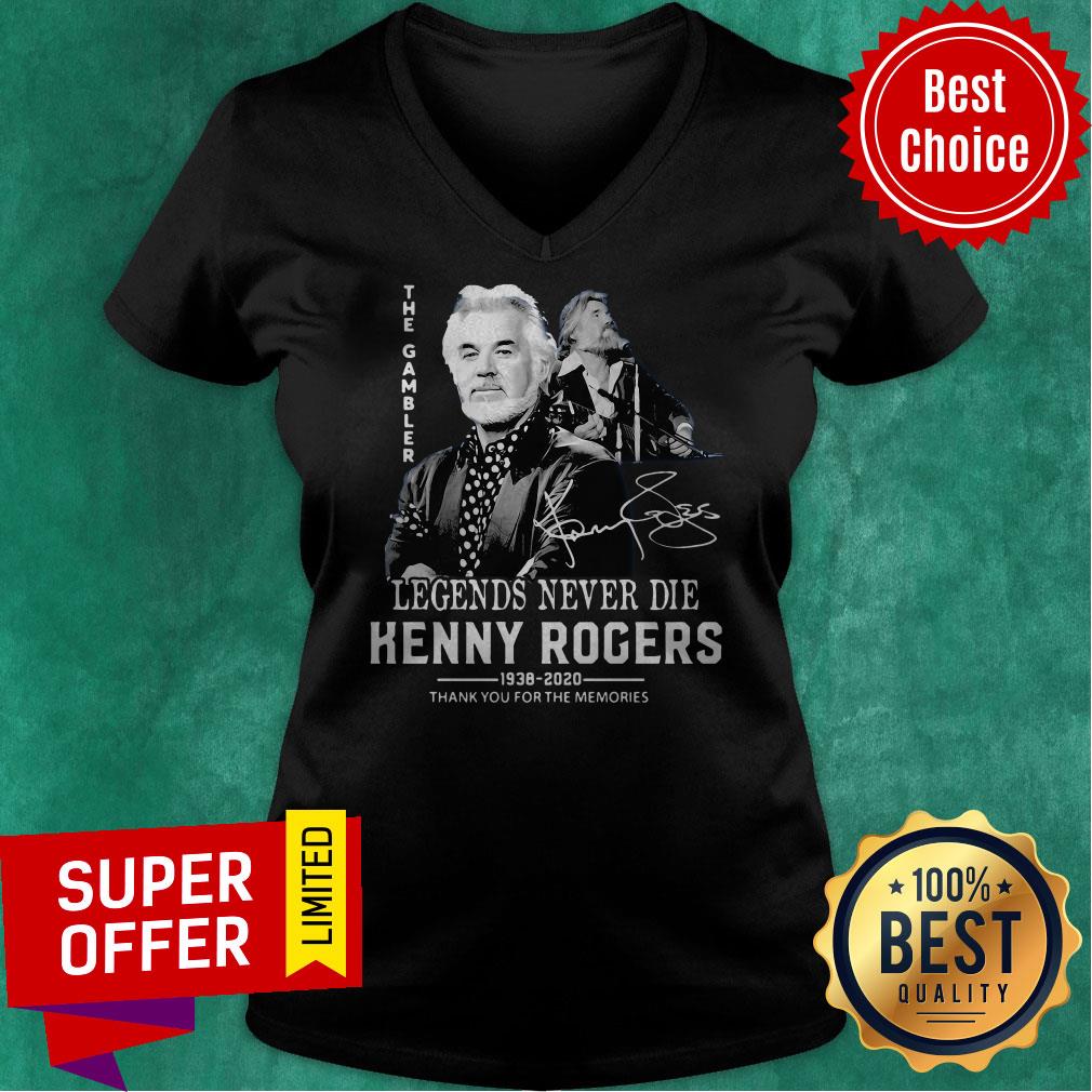 Nice Legends Never Die Kenny Rogers Thank You For The Memories Shirt - Image 4