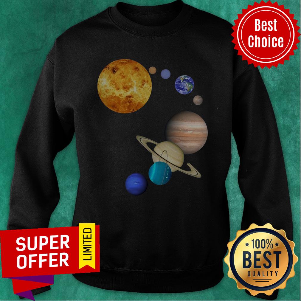 Nice Planets In Solar System Science Shirt - Image 5
