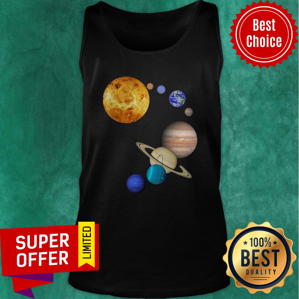 Nice Planets In Solar System Science Shirt - Image 4