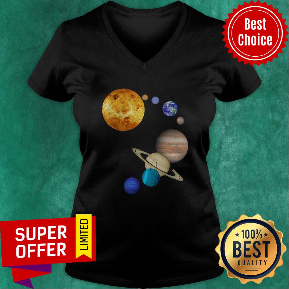 Nice Planets In Solar System Science Shirt - Image 3