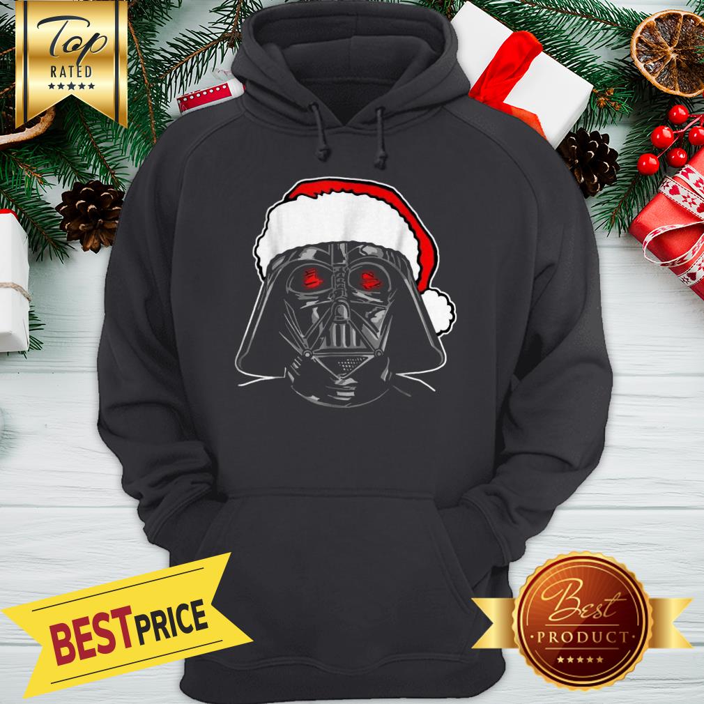 Original Star Wars Santa Darth Vader Sketch Christmas Shirt - Image 5