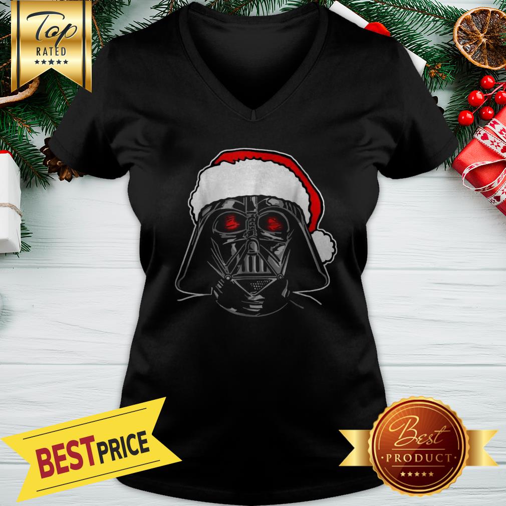 Original Star Wars Santa Darth Vader Sketch Christmas Shirt - Image 2