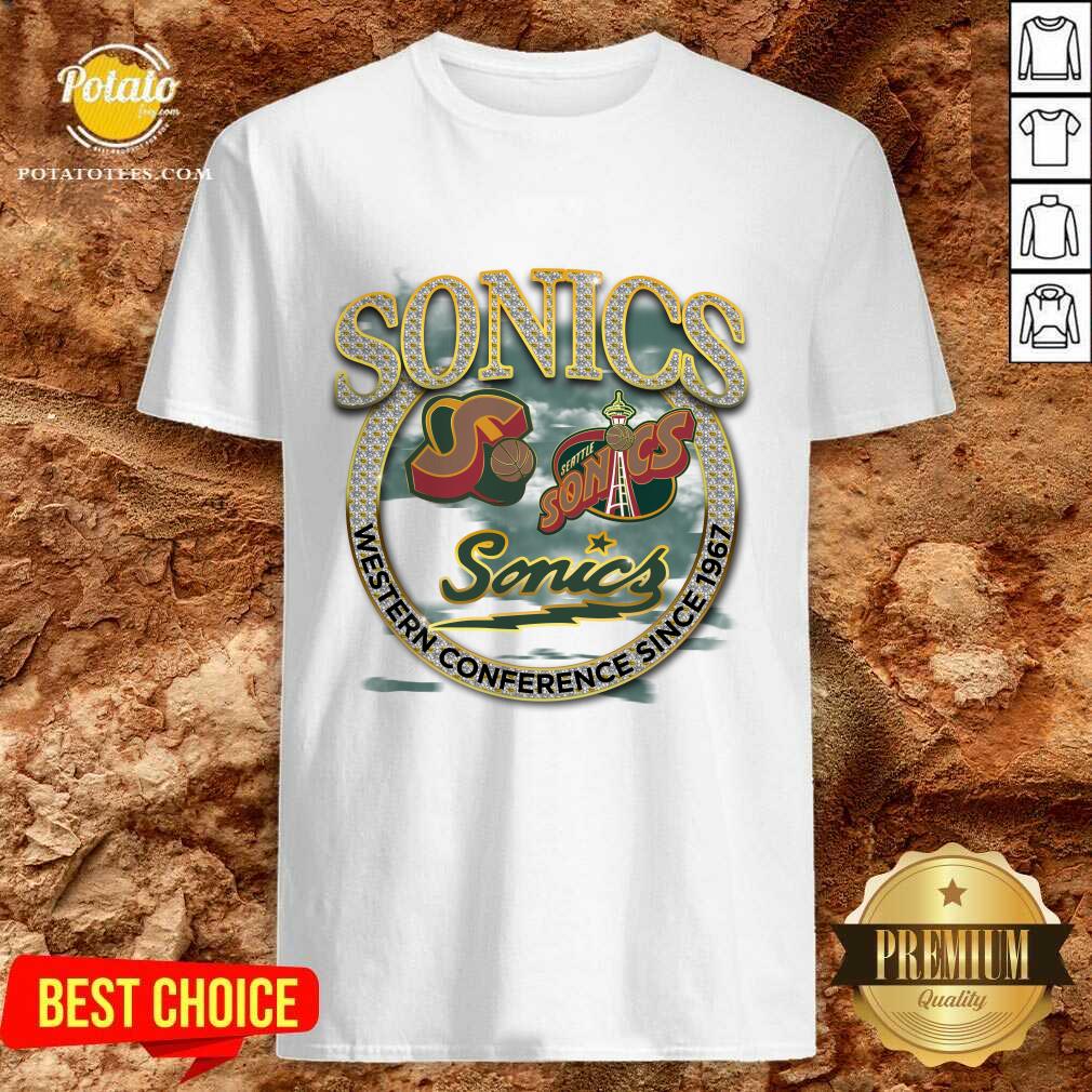 Seattle SuperSonics Hardwood Classics Vintage Soul Crown Jewels T-Shirt