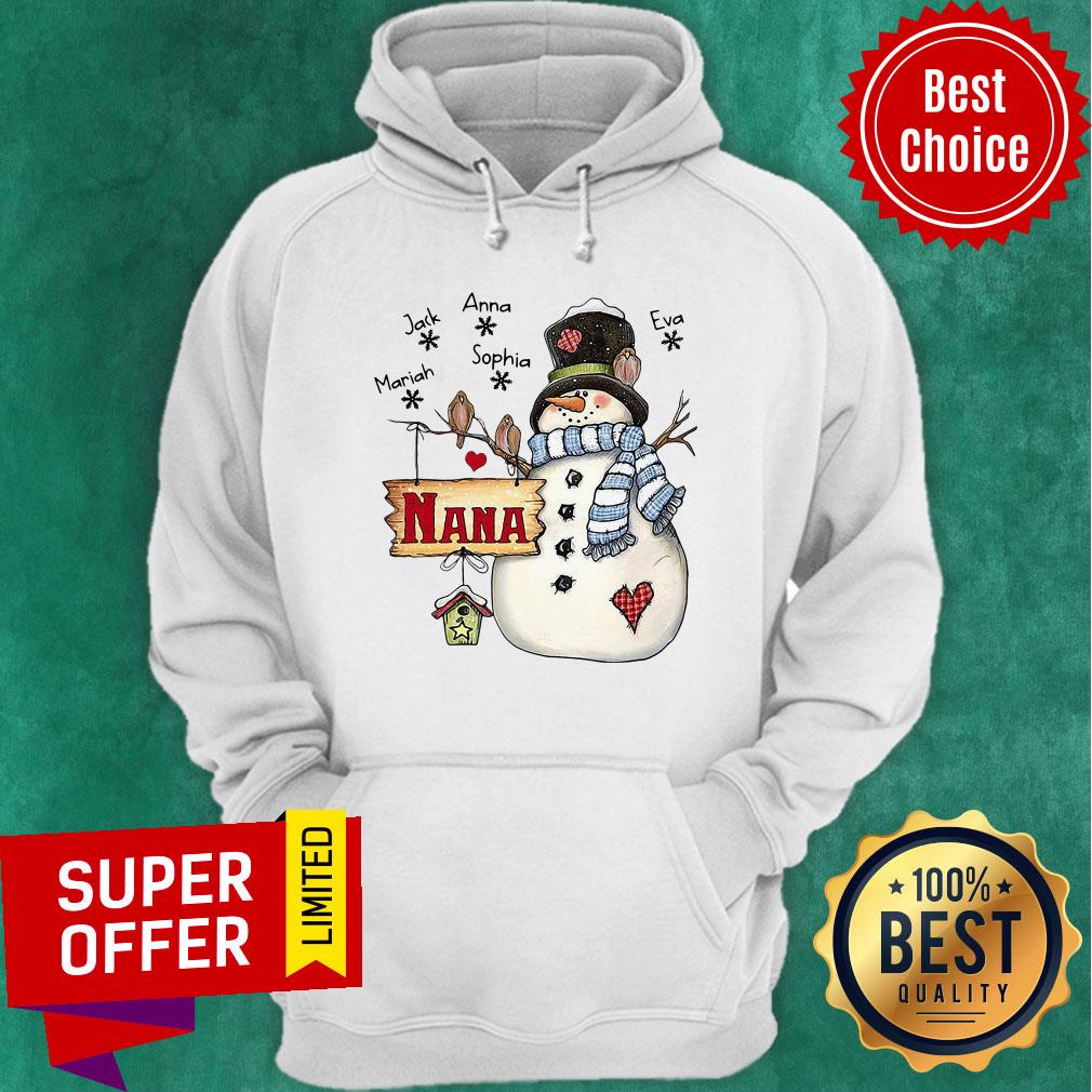 Nice Snowman Jack Annasophia Mariah Nana Christmas Shirt - Image 2