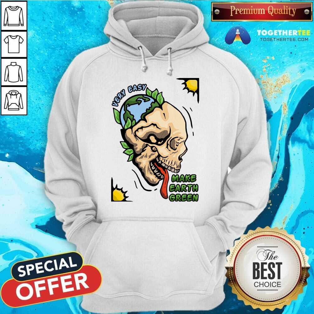 Very Easy Make Earth Green Skull Shirt - Image 4