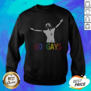 Alternative view of Official Alex Morgan Go Gays LGBT Shirt