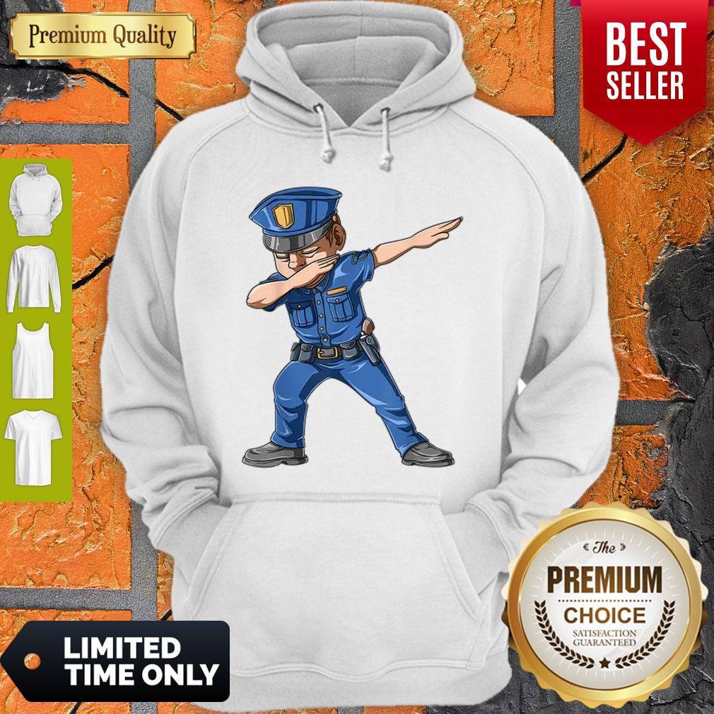 Official Dabbing Policeman Dabbing Cop Dab Police Officer Shirt - Image 2