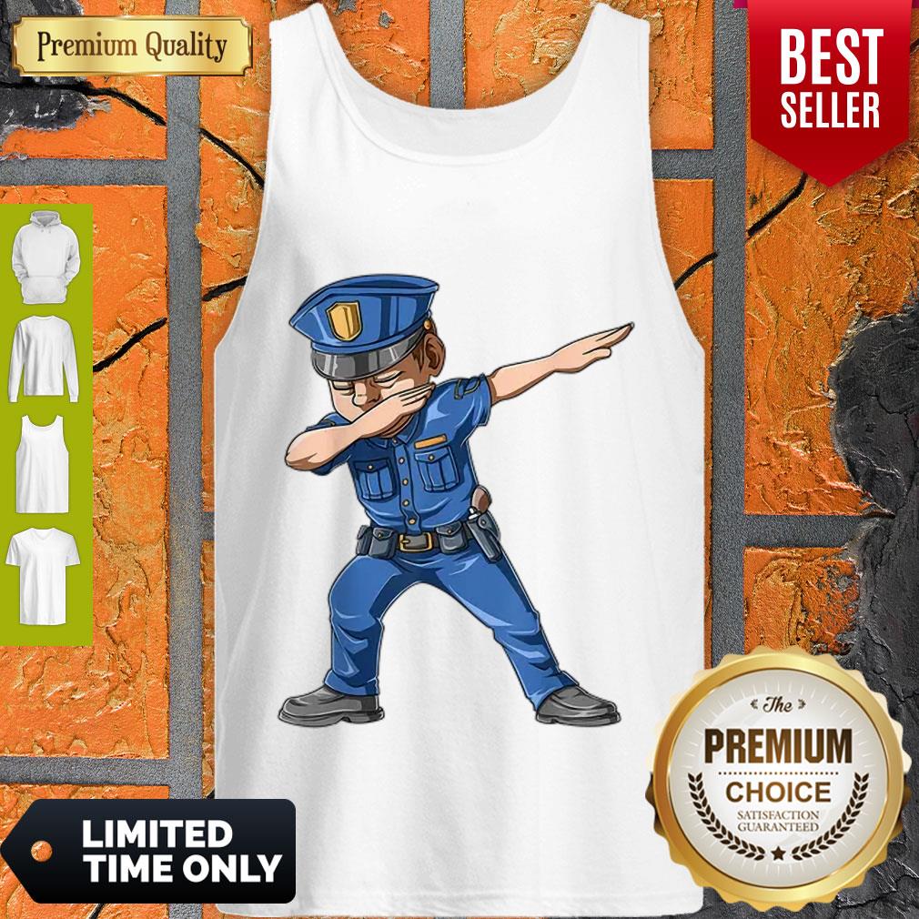 Official Dabbing Policeman Dabbing Cop Dab Police Officer Shirt - Image 4