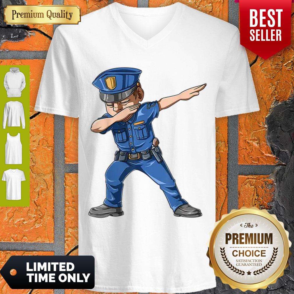 Official Dabbing Policeman Dabbing Cop Dab Police Officer Shirt - Image 5