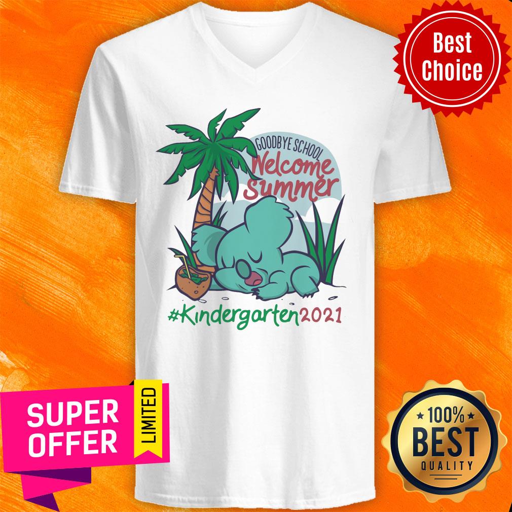 Koala Goodbye School Welcome Summer Kindergarten 2021 Shirt - Image 2