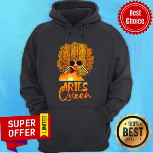Alternative view of Premium Black Women Afro Hair Aries Queen Shirt