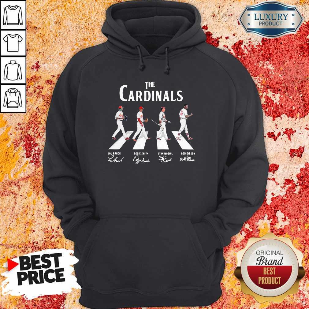 The Cardinals Walking Abbey Road Signatures Shirt - Image 3