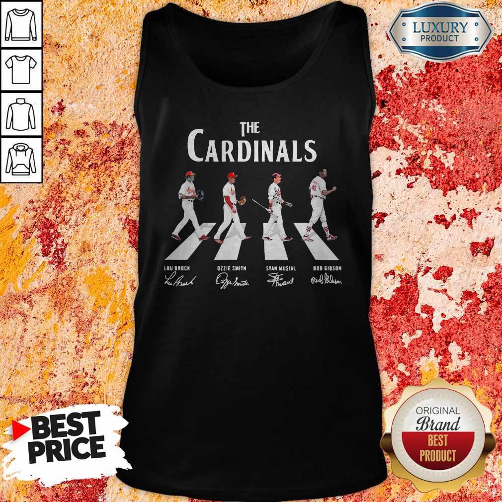 The Cardinals Walking Abbey Road Signatures Shirt - Image 4