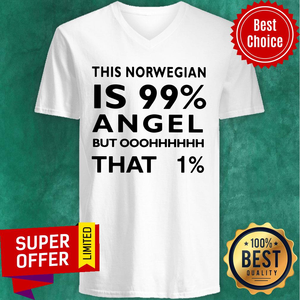 This Norwegian Is 99% Angel Shirt - Image 2