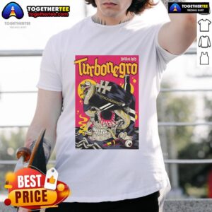 Official Turbonegro Hellfest 150 2025 Skull T-Shirt