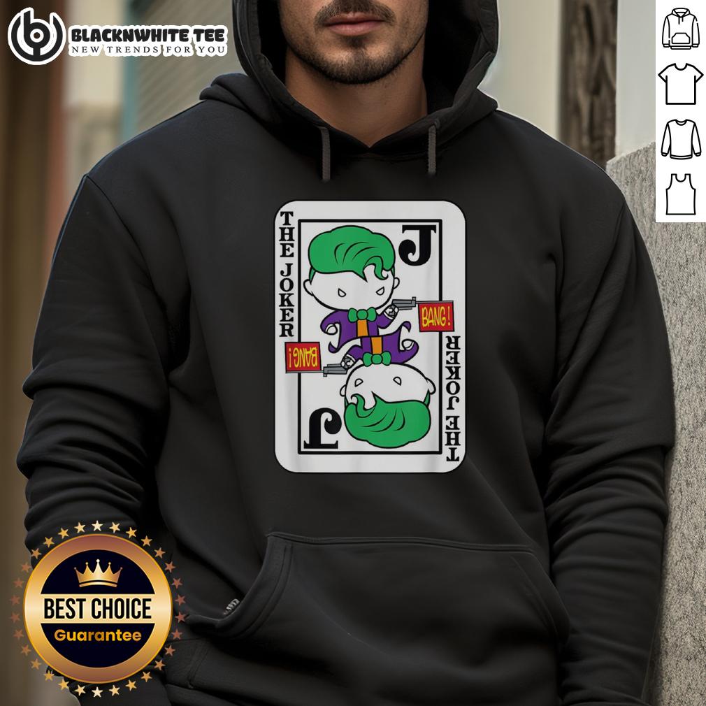 Official Joker Card Bang Gun Cartoon T-Shirt - Image 2