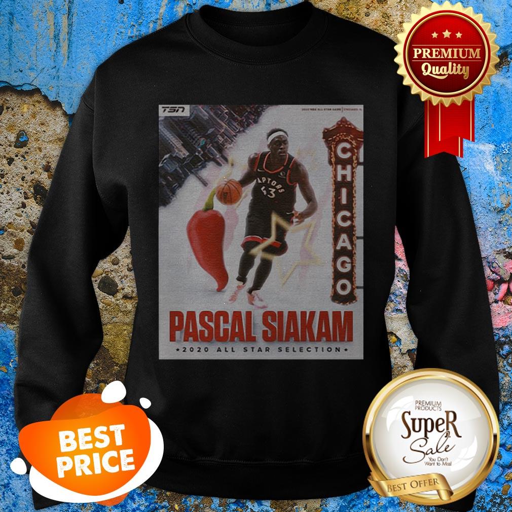Nice NBA Pascal Siakam Too Spicy 2020 All Star Selection Chicago Shirt - Image 4