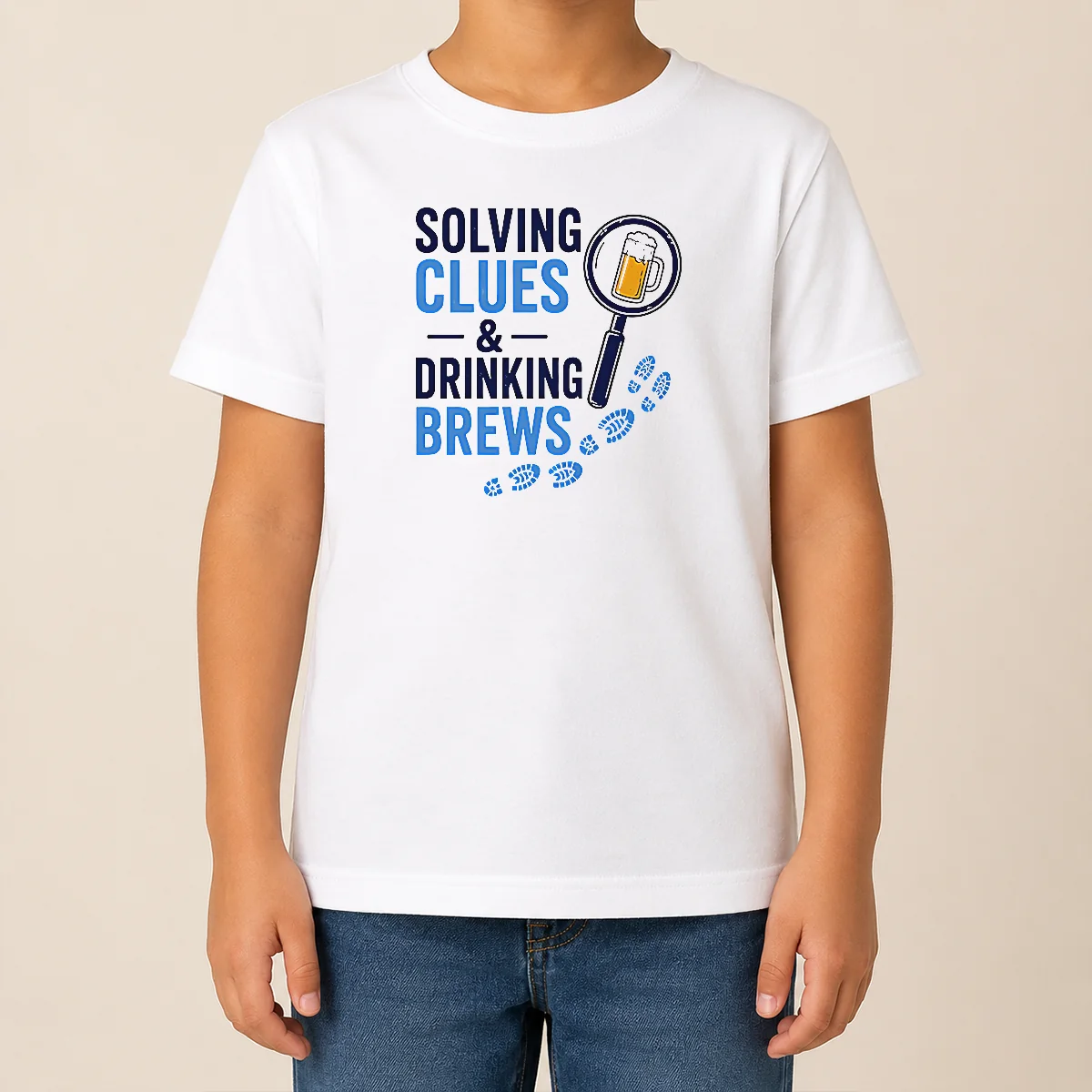 Original Solving Clues And Drinking Brews Shirt - Image 9