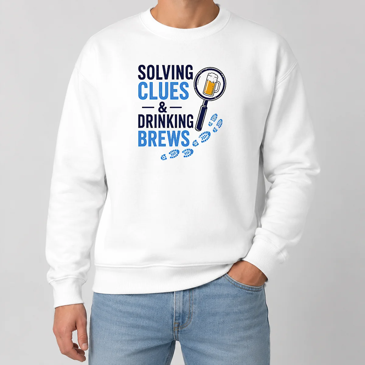 Original Solving Clues And Drinking Brews Shirt - Image 7