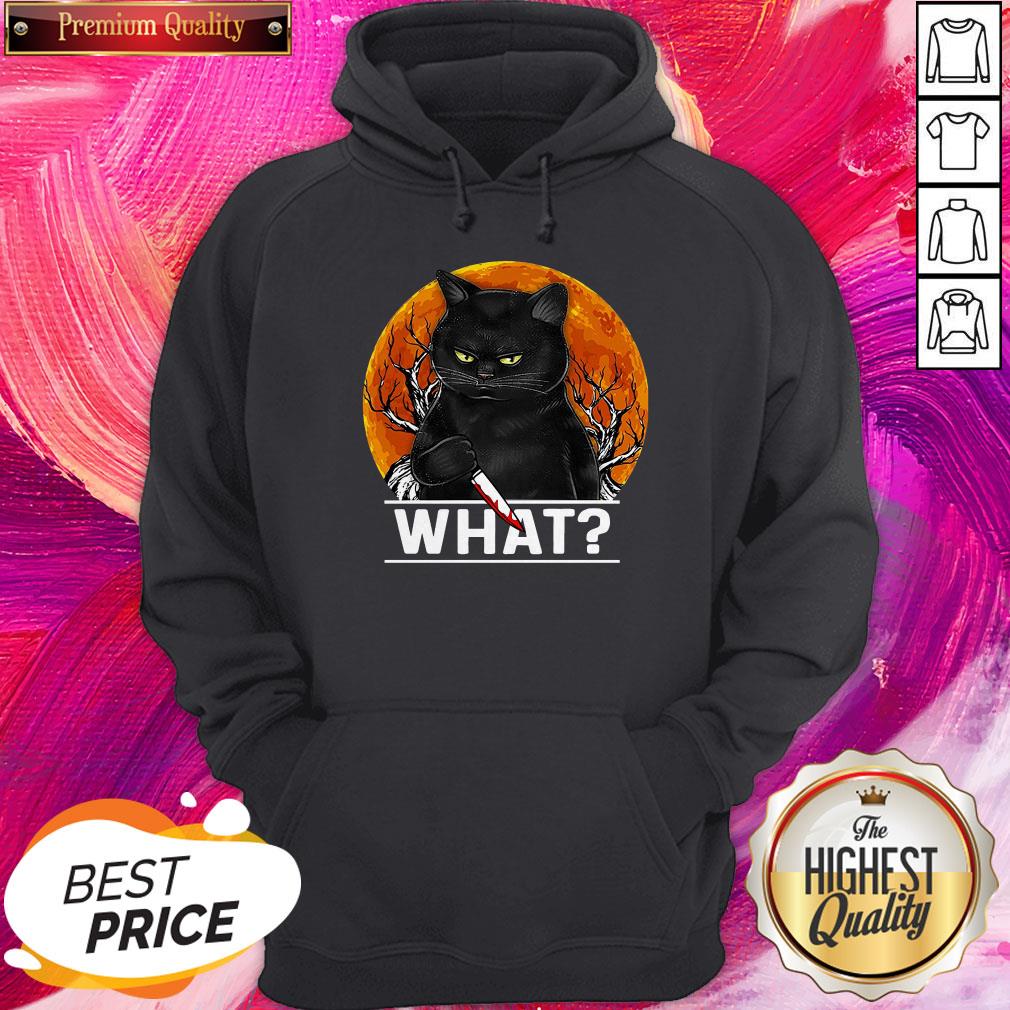 Fantastic Michael Myers Black Cat Halloween What Shirt - Image 5