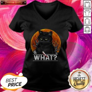 Alternative view of Fantastic Michael Myers Black Cat Halloween What Shirt